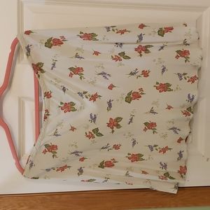 Eddie Bauer skirt, floral, XL